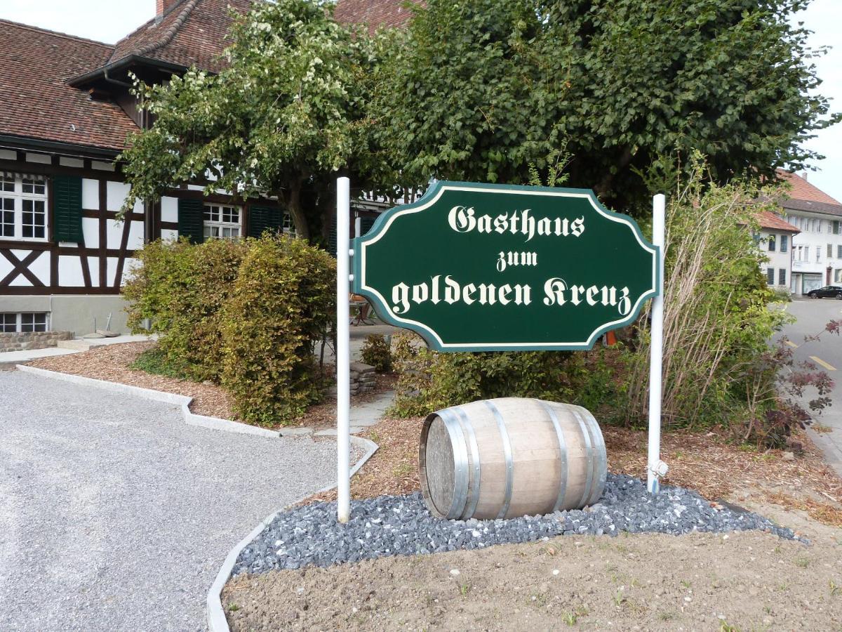 Gasthaus Zum Goldenen Kreuz Rafz Esterno foto